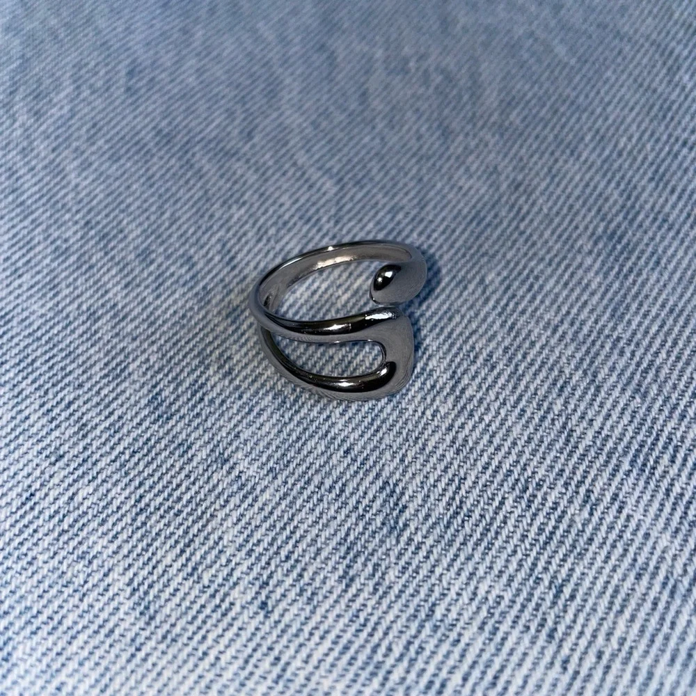 18K Gold-Plated Silver Adjustable Ring
